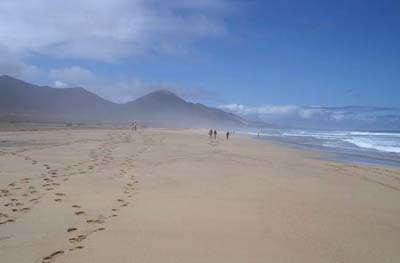 Playa de Cofete - kilometerlanger, fast menschenleerer Naturstrand