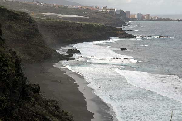 Playa Los Patos in der Nähe von Puerto de la Cruz (Herbst 2009)