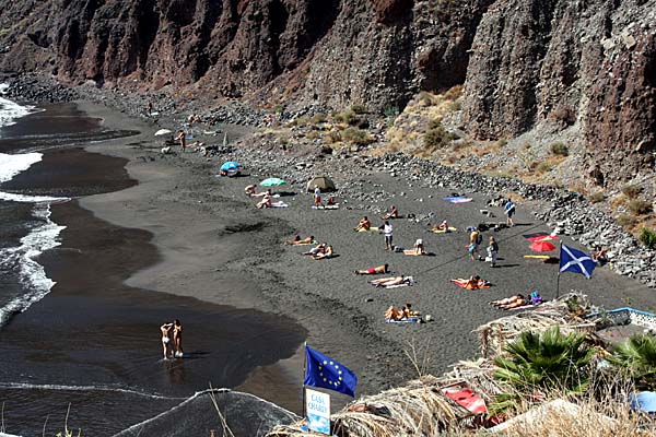 Playa de las Gaviotas im Jahre 2007 - da gab es die Strandbar noch