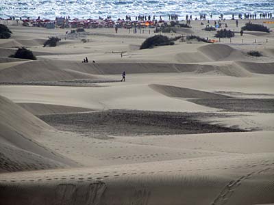 FKK Strand Playa del Ingles am Kiosk Nr. 8