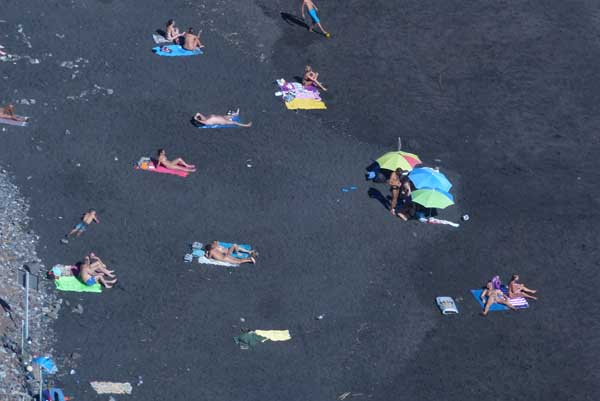 Playa de las Gaviotas - die Strandbar musste dem Programm zum Küstenschutz weichen (Herbst 2015)