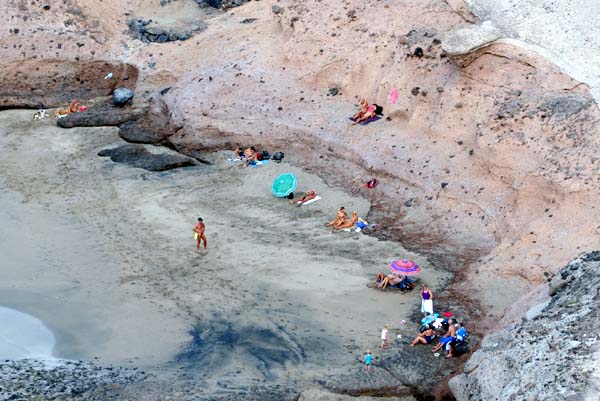 Teneriffa - Nudistenstrand nördlich von La Caleta